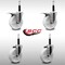 Service Caster 5'' SS Nylon Swivel 3/4'' Expanding Stem Caster Set 2 Total Lock Brakes, 4PK SCC-SSEXTTL20S514-NYS-2-S-2-34 - alternate 3
